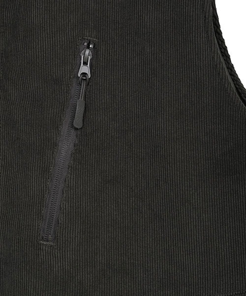 ABU GARCIA（アブ・ガルシア）の「Abu Garcia / アブガルシア：ABU-M909 CORDUROY PADDING VEST：21AAB-0004[NOA]（ベスト・メンズ・ブラック/オリーブ・M/XL/L）」の21枚目の写真