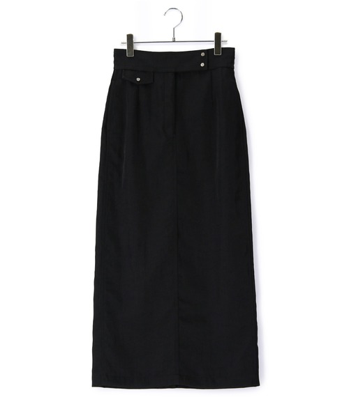 ADAM ET ROPE'(アダムエロペ)の「ナイロンリーンスカート(スカート・レディース・ブラック/パープル/キャメル・38/36)」の11枚目の写真