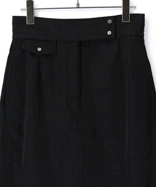 ADAM ET ROPE'(アダムエロペ)の「ナイロンリーンスカート(スカート・レディース・ブラック/パープル/キャメル・38/36)」の13枚目の写真