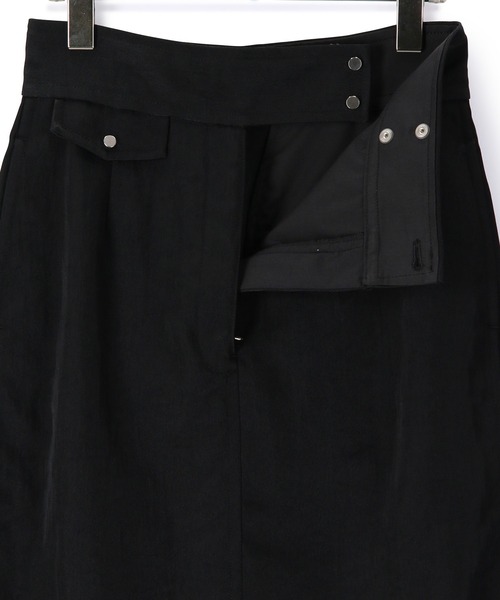 ADAM ET ROPE'(アダムエロペ)の「ナイロンリーンスカート(スカート・レディース・ブラック/パープル/キャメル・38/36)」の14枚目の写真