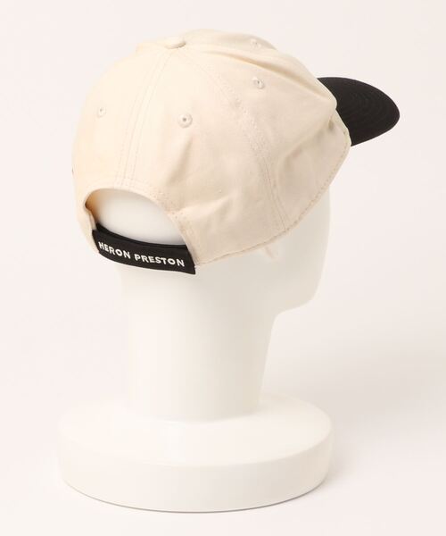 HERON PRESTON（ヘロンプレストン）の「【HERON PRESTON】HERON LOGO HAT（キャップ・メンズ・ホワイト×レッド・FREE）」の5枚目の写真