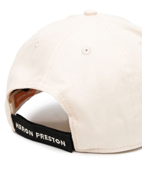 HERON PRESTON（ヘロンプレストン）の「【HERON PRESTON】HERON LOGO HAT（キャップ・メンズ・ホワイト×レッド・FREE）」の7枚目の写真