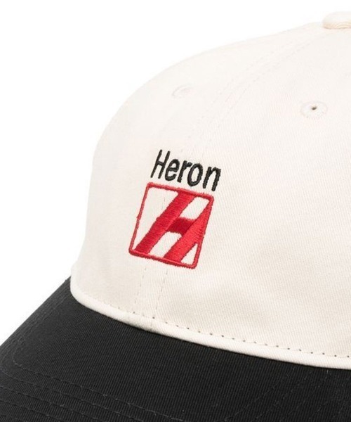 HERON PRESTON（ヘロンプレストン）の「【HERON PRESTON】HERON LOGO HAT（キャップ・メンズ・ホワイト×レッド・FREE）」の6枚目の写真