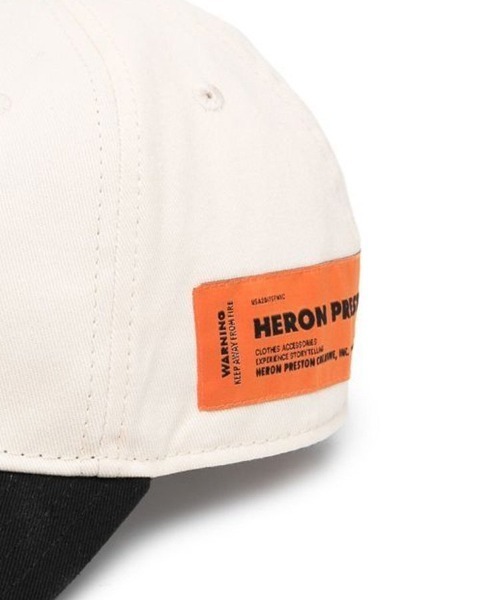 HERON PRESTON（ヘロンプレストン）の「【HERON PRESTON】HERON LOGO HAT（キャップ・メンズ・ホワイト×レッド・FREE）」の4枚目の写真