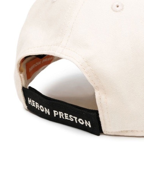 HERON PRESTON（ヘロンプレストン）の「【HERON PRESTON】HERON LOGO HAT（キャップ・メンズ・ホワイト×レッド・FREE）」の3枚目の写真