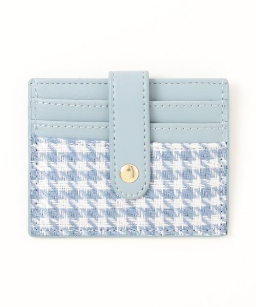 ammy.（エイミードット）の「【 ammy. / エイミードット 】 フェイクレザー 千鳥格子柄 カードケース（カードケース・レディース・ブラック/ブラウン/ブルー・FREE）」の9枚目の写真