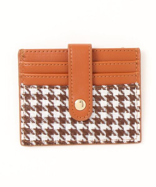 ammy.（エイミードット）の「【 ammy. / エイミードット 】 フェイクレザー 千鳥格子柄 カードケース（カードケース・レディース・ブラック/ブラウン/ブルー・FREE）」の11枚目の写真