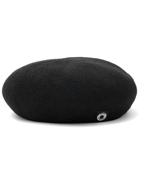 EXAMPLE(エグザンプル)の「EXAMPLE LINEN BERET(ハンチング/ベレー帽・メンズ・ブラック/グレー・ONE SIZE)」の3枚目の写真