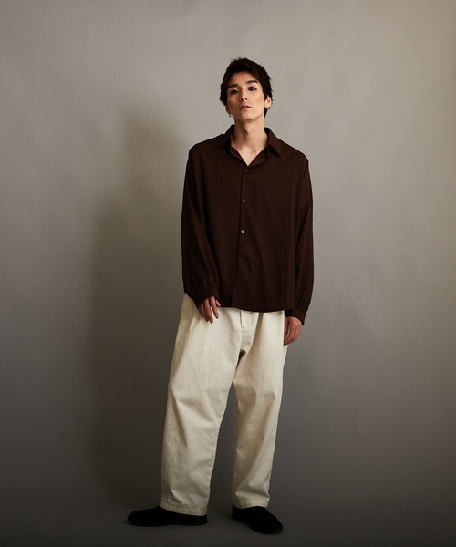 ミマ】ドロップショルダースーパーオーバーサイズシャツ（シャツ