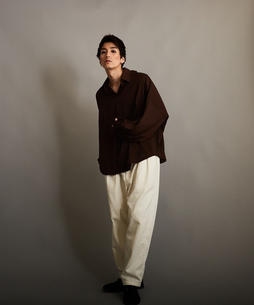 ミマ】ドロップショルダースーパーオーバーサイズシャツ（シャツ