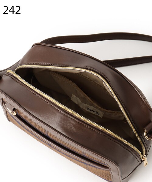 SHOO・LA・RUE(シューラルー)の「◆フロントチェックショルダーバッグ(ショルダーバッグ・レディース・グリーン系その他3/キャメル/ブラウン系2・00)」の12枚目の写真