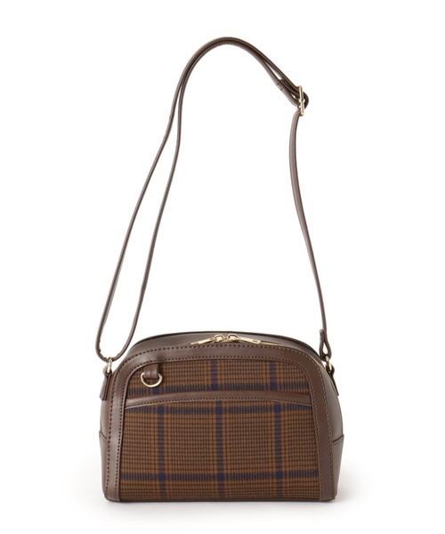 SHOO・LA・RUE(シューラルー)の「◆フロントチェックショルダーバッグ(ショルダーバッグ・レディース・グリーン系その他3/キャメル/ブラウン系2・00)」の4枚目の写真