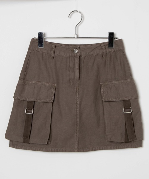 WEGO（ウィゴー）の「WEGO/【一部店限定】デザインポケットカーゴミニスカート（スカート・レディース・ブラック/カーキ/ネイビー/オリーブ・FREE）」の12枚目の写真