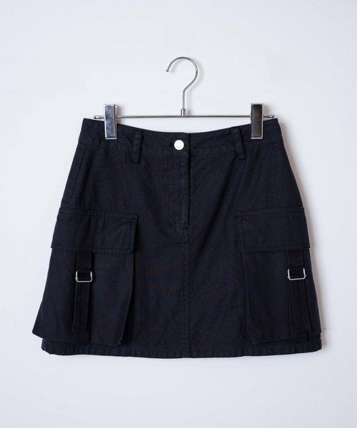 WEGO（ウィゴー）の「WEGO/【一部店限定】デザインポケットカーゴミニスカート（スカート・レディース・ブラック/カーキ/ネイビー/オリーブ・FREE）」の13枚目の写真