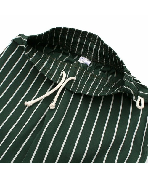 COOKMAN(クックマン)の「COOKMAN CHEF PANTS「STRIPE」/ DARK GREEN(その他パンツ・メンズ・ダークグリーン・M/L)」の3枚目の写真