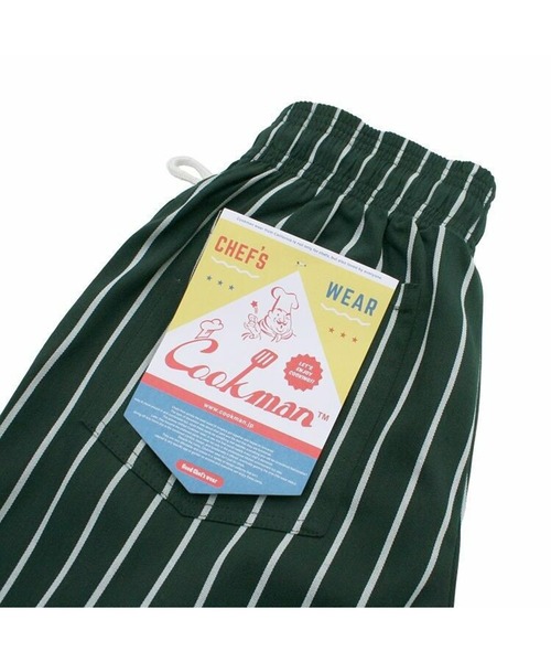 COOKMAN(クックマン)の「COOKMAN CHEF PANTS「STRIPE」/ DARK GREEN(その他パンツ・メンズ・ダークグリーン・M/L)」の6枚目の写真