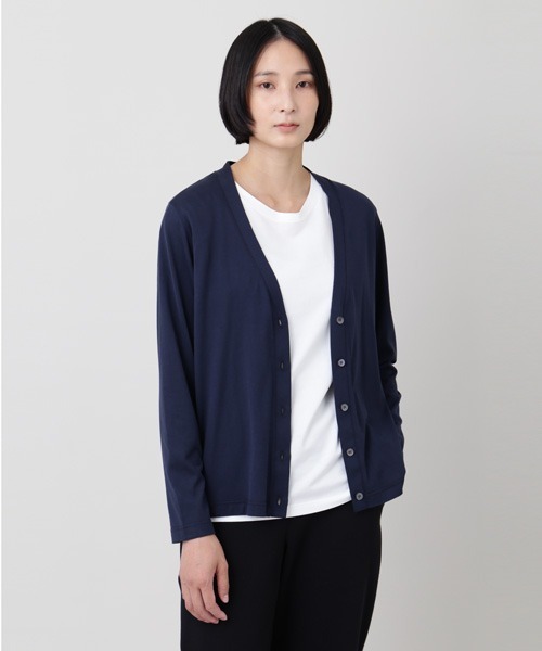 SUNSPEL（サンスペル）の「WOMEN'S Q82 CARDIGAN（カーディガン/ボレロ・レディース・ブラック/ホワイト/ネイビー・2/1）」の3枚目の写真