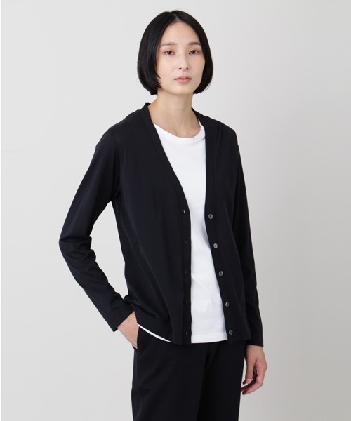 SUNSPEL（サンスペル）の「WOMEN'S Q82 CARDIGAN（カーディガン/ボレロ・レディース・ブラック/ホワイト/ネイビー・2/1）」の2枚目の写真