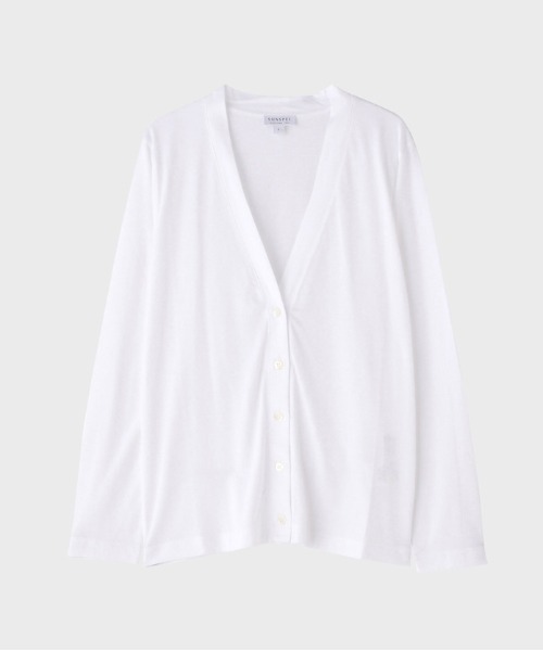 SUNSPEL（サンスペル）の「WOMEN'S Q82 CARDIGAN（カーディガン/ボレロ・レディース・ブラック/ホワイト/ネイビー・2/1）」の7枚目の写真