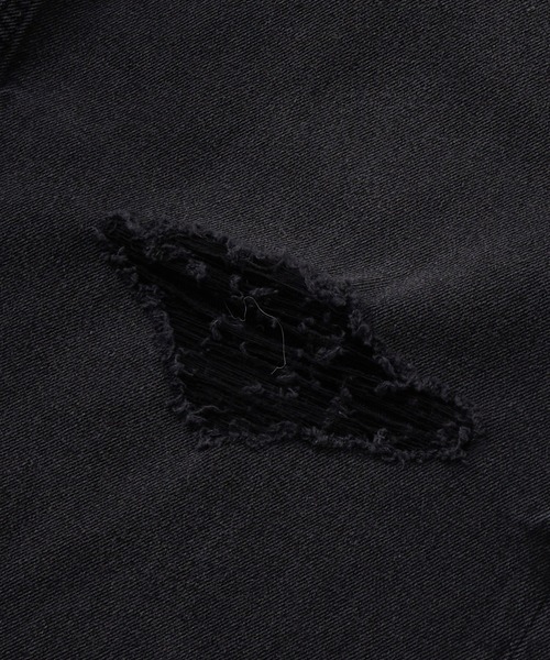 WHO'S WHO gallery（フーズフーギャラリー）の「【KOOKY'N/クーキー】クラッシュワイドデニム2（デニムパンツ・メンズ・インディゴブルー/ブラック・FREE）」の8枚目の写真