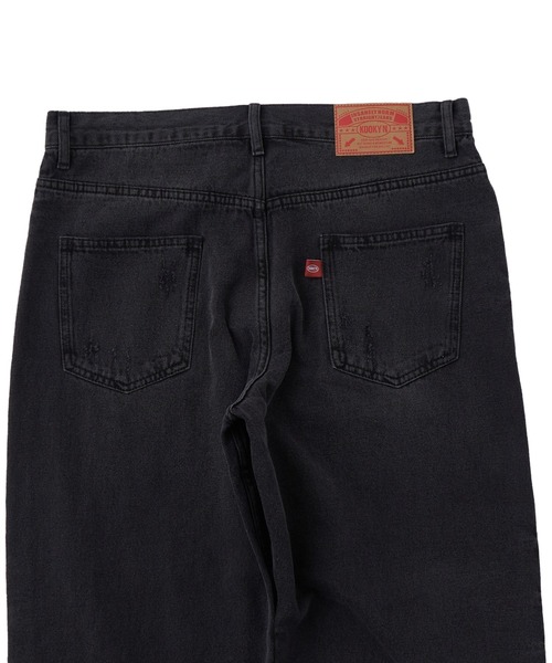 WHO'S WHO gallery（フーズフーギャラリー）の「【KOOKY'N/クーキー】クラッシュワイドデニム2（デニムパンツ・メンズ・インディゴブルー/ブラック・FREE）」の9枚目の写真