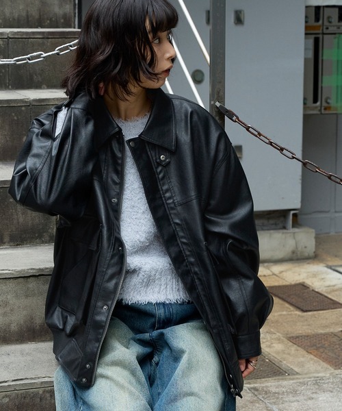 カナダ製 VINTAGE レザー ジャケット レオパード柄 ブルゾン カナダ製 VINTAGE レザー ジャケット レオパード柄 ブルゾン セール