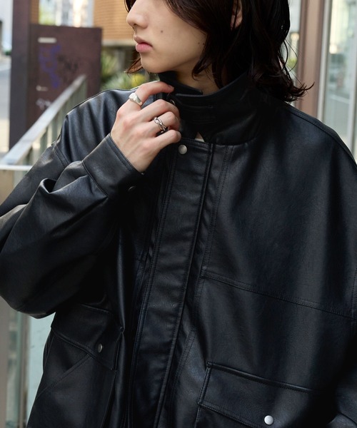 セール】オーバーサイズヴィンテージライクブルゾン（ブルゾン）｜MONO