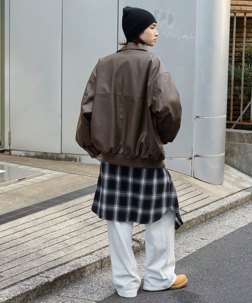 セール】オーバーサイズヴィンテージライクブルゾン（ブルゾン）｜MONO