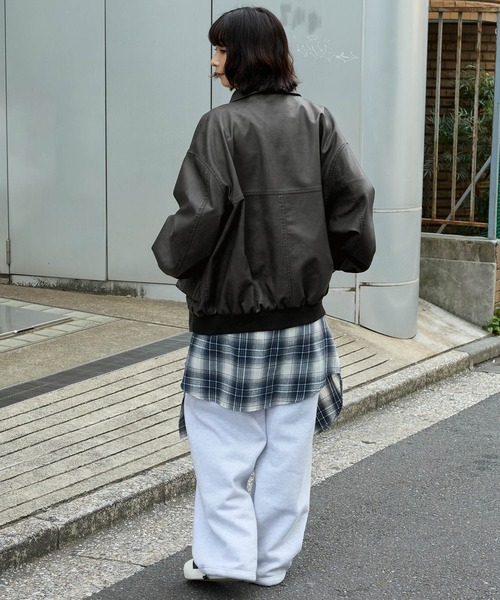 80's 90's vintage オーバーサイズ プリーツ ボマー ブルゾン 80's 90's vintage オーバーサイズ プリーツ ボマー ブルゾン