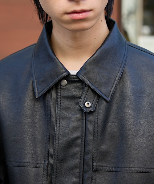 オーバーサイズヴィンテージライクブルゾン MONO-MART│MONO-MART