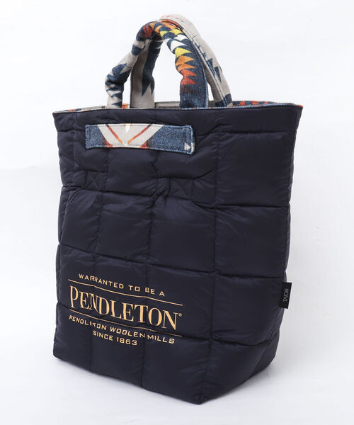 PENDLETON×TAION TOTE BAG-M NAVY 2023モデル PENDLETON x TAION（ ペンドルトン × タイオン）】3WAY LUNCH