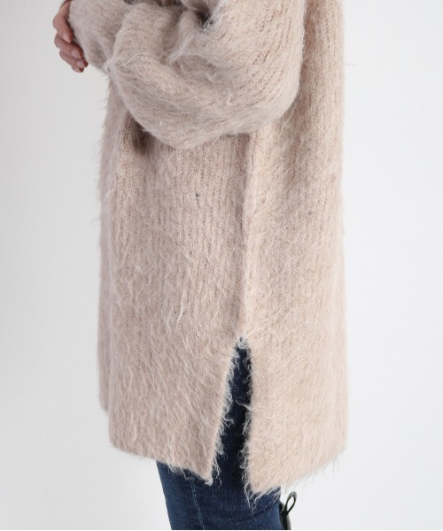 cepo（セポ）の「ふわふわシャギーロングニット（ニット/セーター・レディース・ピンク/ミント・M）」の10枚目の写真