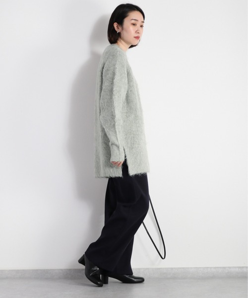 cepo（セポ）の「ふわふわシャギーロングニット（ニット/セーター・レディース・ピンク/ミント・M）」の21枚目の写真