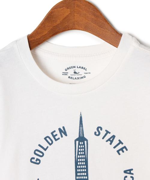 green label relaxing（グリーンレーベルリラクシング）の「【KIDS】USA フリスコTシャツtvl208（Tシャツ/カットソー・キッズ・オフホワイト/ネイビー・135/105/125/115/95）」の3枚目の写真