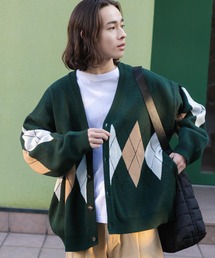 WEGO | WEGO/ルーズシルエット総柄カーディガン(カーディガン/ボレロ)