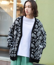 WEGO | WEGO/ルーズシルエット総柄カーディガン(カーディガン/ボレロ)