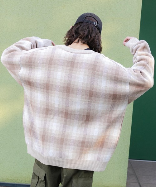 WEGO（ウィゴー）の「WEGO/ルーズシルエット総柄カーディガン（カーディガン/ボレロ・メンズ・その他4/その他6/その他1/その他2/その他3/その他5・MEDIUM/LARGE）」の12枚目の写真