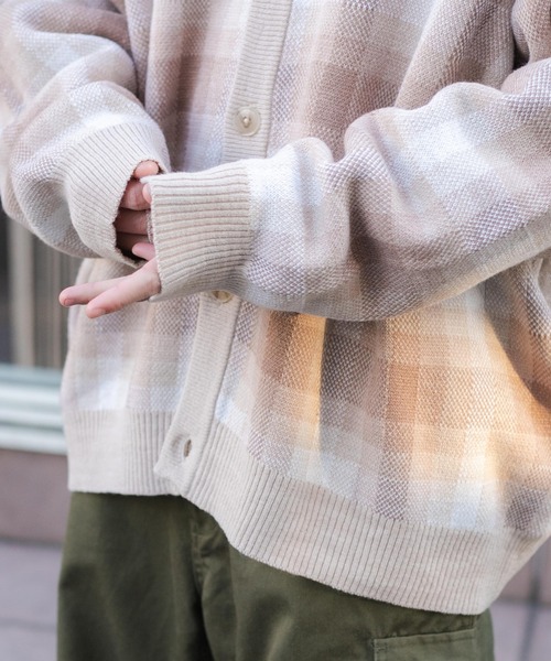 WEGO（ウィゴー）の「WEGO/ルーズシルエット総柄カーディガン（カーディガン/ボレロ・メンズ・その他4/その他6/その他1/その他2/その他3/その他5・MEDIUM/LARGE）」の13枚目の写真