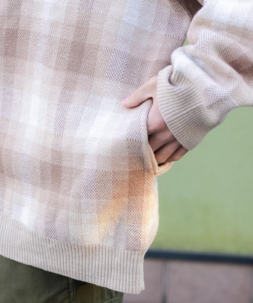 WEGO（ウィゴー）の「WEGO/ルーズシルエット総柄カーディガン（カーディガン/ボレロ・メンズ・その他4/その他6/その他1/その他2/その他3/その他5・MEDIUM/LARGE）」の14枚目の写真