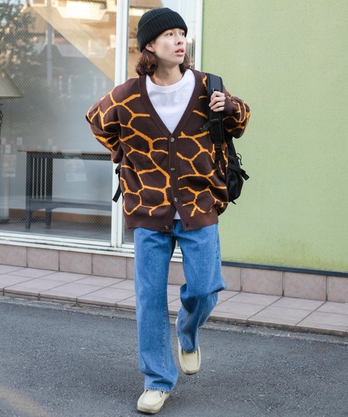 WEGO（ウィゴー）の「WEGO/ルーズシルエット総柄カーディガン（カーディガン/ボレロ・メンズ・その他4/その他6/その他1/その他2/その他3/その他5・MEDIUM/LARGE）」の20枚目の写真