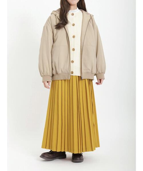 Samansa Mos2（サマンサ モスモス）の「中綿フードブルゾン（ブルゾン・レディース・カーキ/キャメル/ベージュ/ネイビー・ﾌﾘ-）」の18枚目の写真