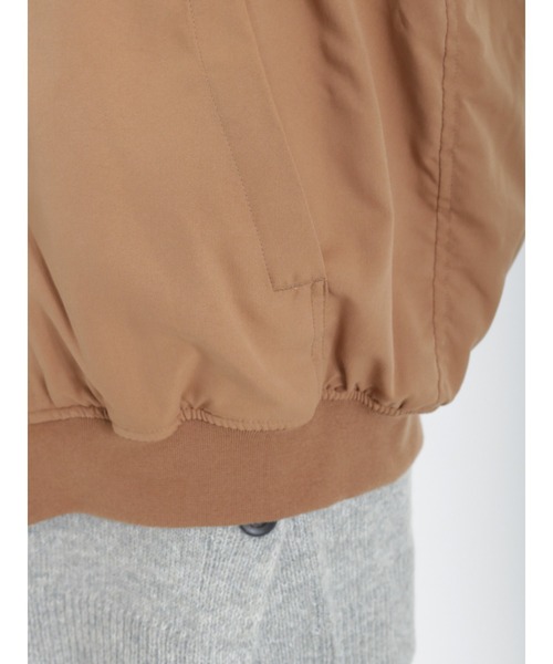 Samansa Mos2（サマンサ モスモス）の「中綿フードブルゾン（ブルゾン・レディース・カーキ/キャメル/ベージュ/ネイビー・ﾌﾘ-）」の14枚目の写真