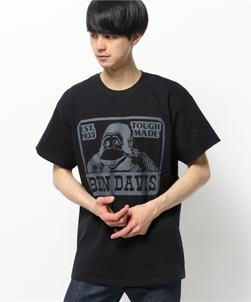 BEN DAVIS BLACKOUT COLLECTION（ベンデイビスブラックアウトコレクション）の「BEN DAVIS BLACKOUT COLLECTION LOGO TEE（Tシャツ/カットソー・メンズ・ホワイト/ブラック/カーキ・MEDIUM/SMALL/LARGE）」の13枚目の写真