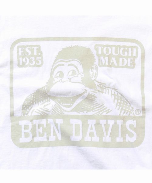 BEN DAVIS BLACKOUT COLLECTION（ベンデイビスブラックアウトコレクション）の「BEN DAVIS BLACKOUT COLLECTION LOGO TEE（Tシャツ/カットソー・メンズ・ホワイト/ブラック/カーキ・MEDIUM/SMALL/LARGE）」の15枚目の写真