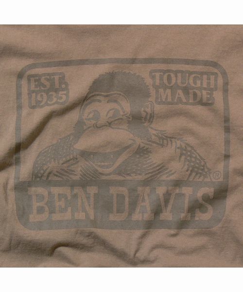 BEN DAVIS BLACKOUT COLLECTION（ベンデイビスブラックアウトコレクション）の「BEN DAVIS BLACKOUT COLLECTION LOGO TEE（Tシャツ/カットソー・メンズ・ホワイト/ブラック/カーキ・MEDIUM/SMALL/LARGE）」の17枚目の写真