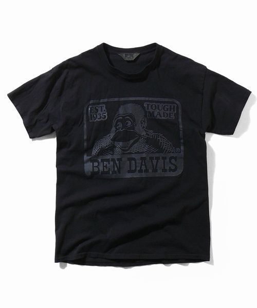 BEN DAVIS BLACKOUT COLLECTION（ベンデイビスブラックアウトコレクション）の「BEN DAVIS BLACKOUT COLLECTION LOGO TEE（Tシャツ/カットソー・メンズ・ホワイト/ブラック/カーキ・MEDIUM/SMALL/LARGE）」の22枚目の写真