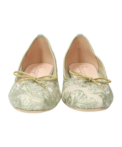Bridget Birkin(ブリジットバーキン)の「【Bridget Birkin】スクエアレースパンプス(531011)(パンプス・レディース・グリーン/ピンク/ベージュ/ブラック・24/22.5/24.5/23.5/23)」の8枚目の写真