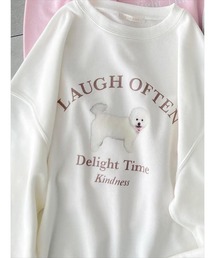 ehka sopo | ドッグプリントスウェット(スウェット)