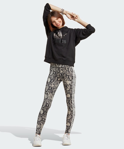 adidas(アディダス)の「ロゴ パーカー / アディダスオリジナルス adidas Originals(パーカー・レディース・ブラック・SMALL/MEDIUM/LARGE/X-LARGE/XX-LARGE/X-SMALL)」の8枚目の写真