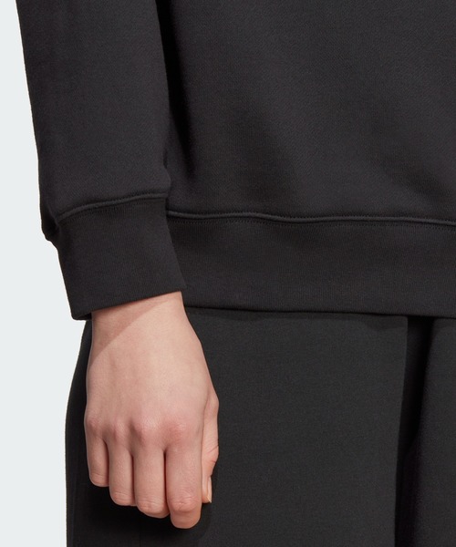 adidas(アディダス)の「ロゴ パーカー / アディダスオリジナルス adidas Originals(パーカー・レディース・ブラック・SMALL/MEDIUM/LARGE/X-LARGE/XX-LARGE/X-SMALL)」の6枚目の写真